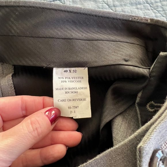 Louis Raphael Men’s Pants Size 40 x 32 - Picture 6 of 6